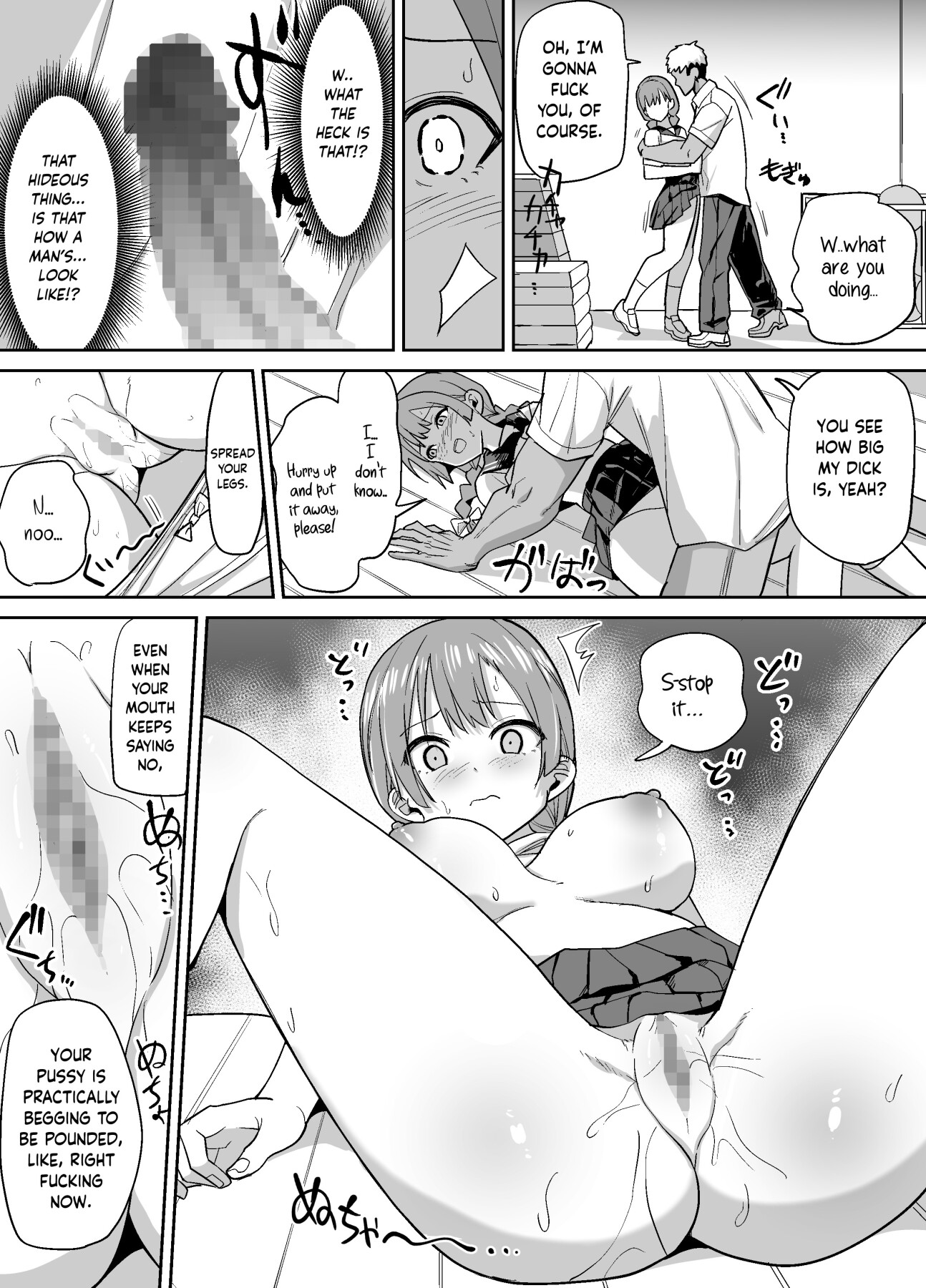 Hentai Manga Comic-In the countryside, a cute girlfriend is taken over by a delinquent senior.-Read-10